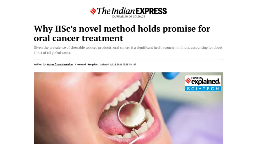 The Indian Express article page